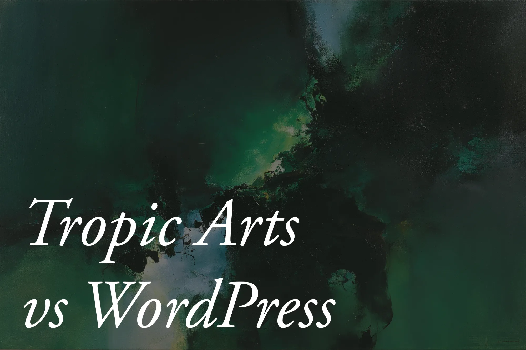 Tropic Arts vs WordPress